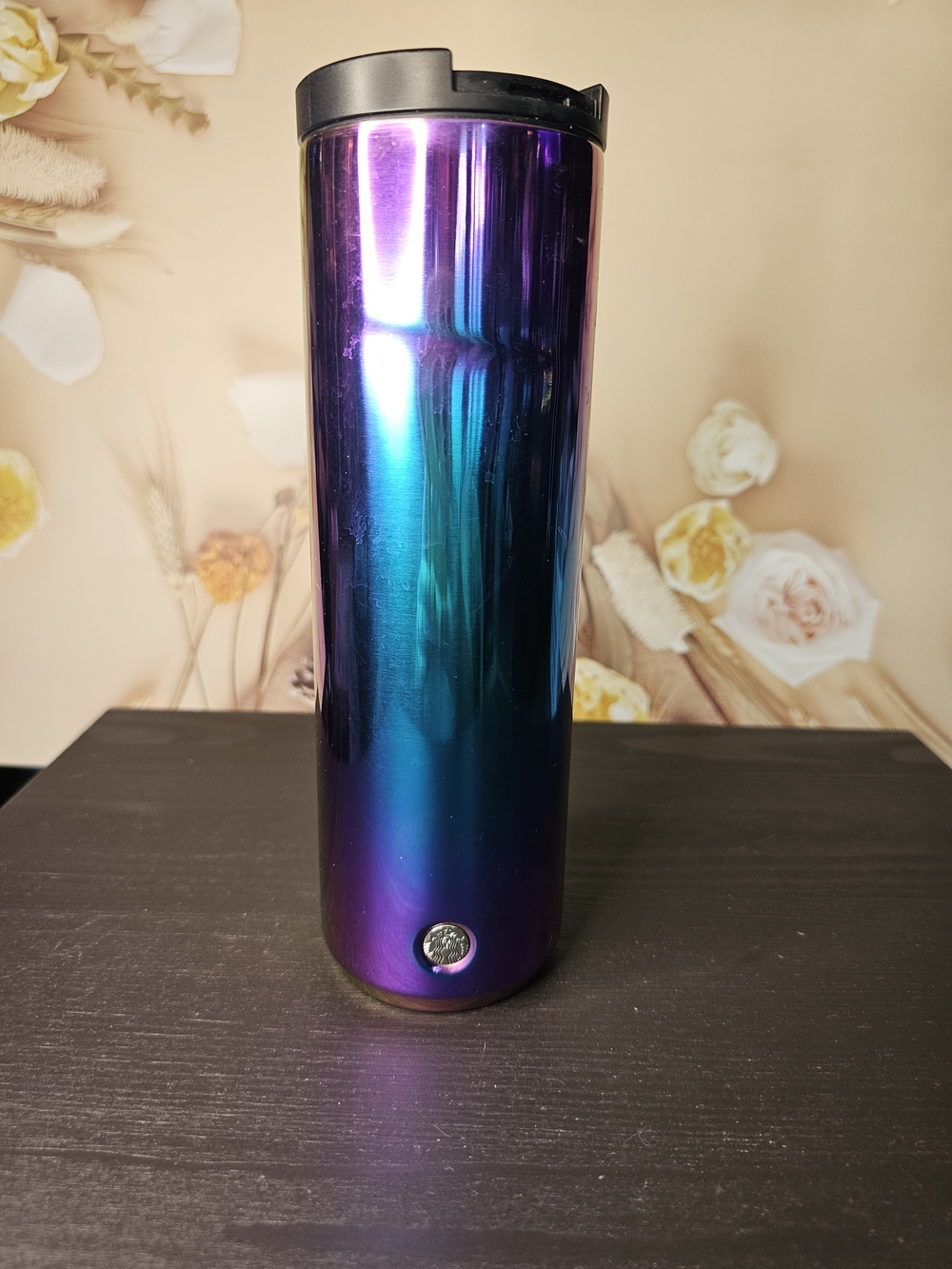 Starbucks Iridescent Purple-Blue Stainless Steel Travel Tumbler
